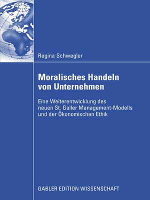 cover image of Moralisches Handeln von Unternehmen